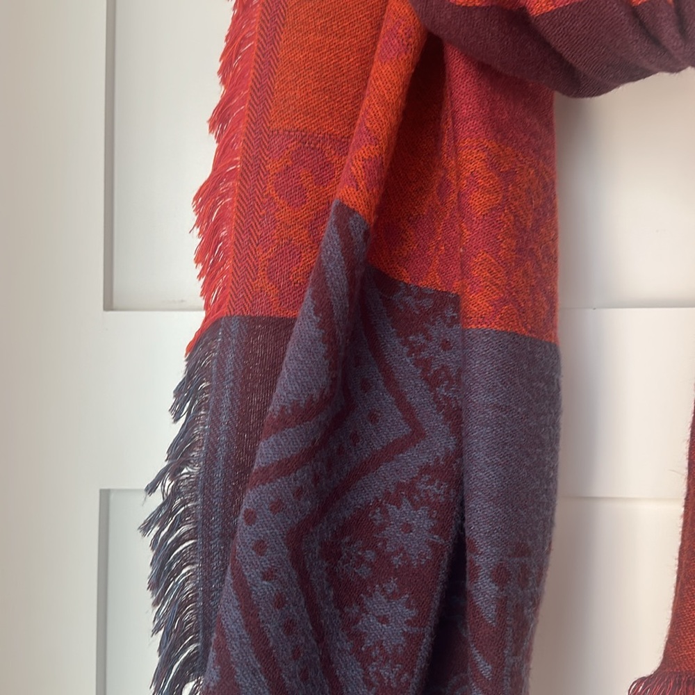 American Eagle Colorful Patchwork Scarf - image 3